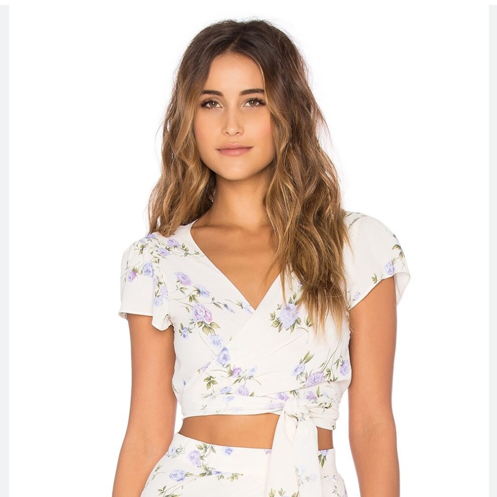 Flynn Skye That’s a Wrap Crop Top